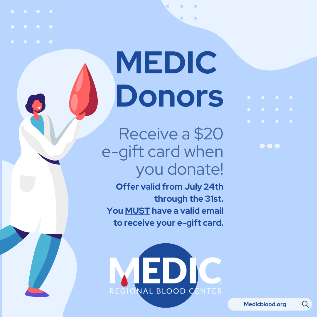 MEDIC Regional Blood Center – MEDIC Regional Blood Center
