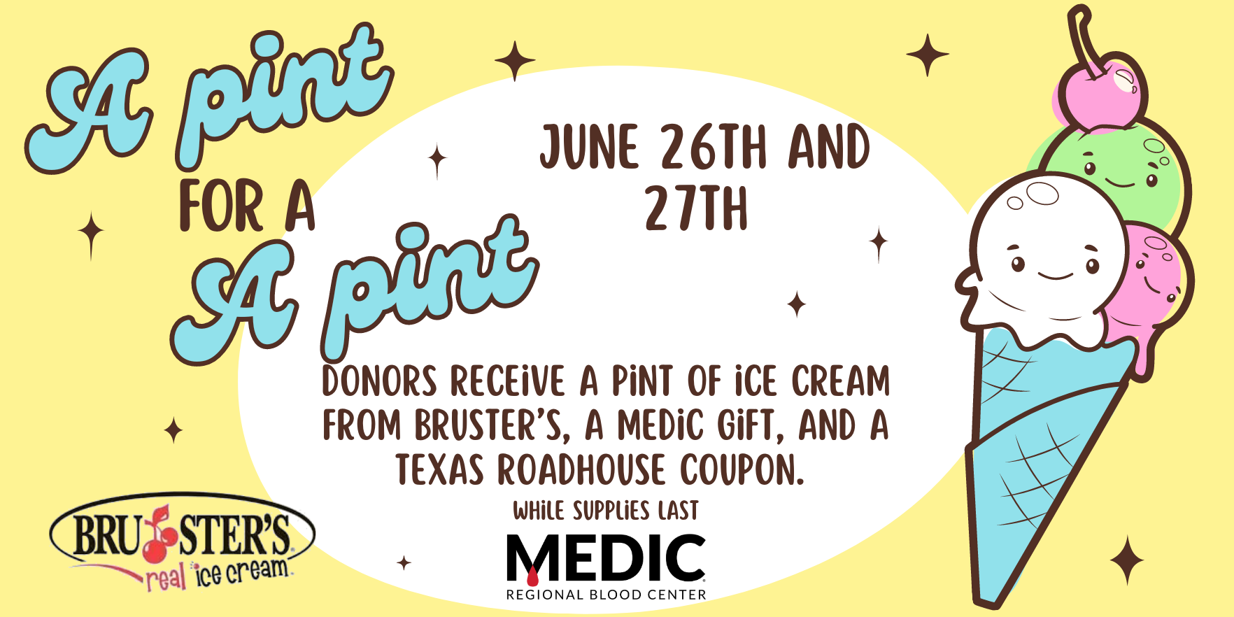 Pint for a Pint - MEDIC Regional Blood Center